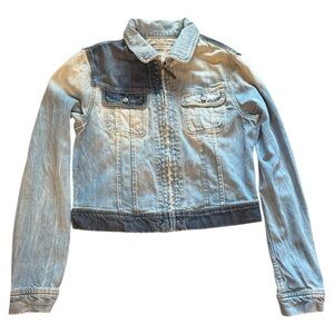 Madison Scotch/ Scotch & Soda Blue Jean Jacket Cropped Classic